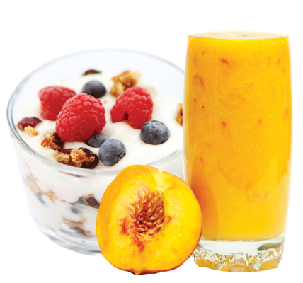 Sun Rise Peach Smoothie