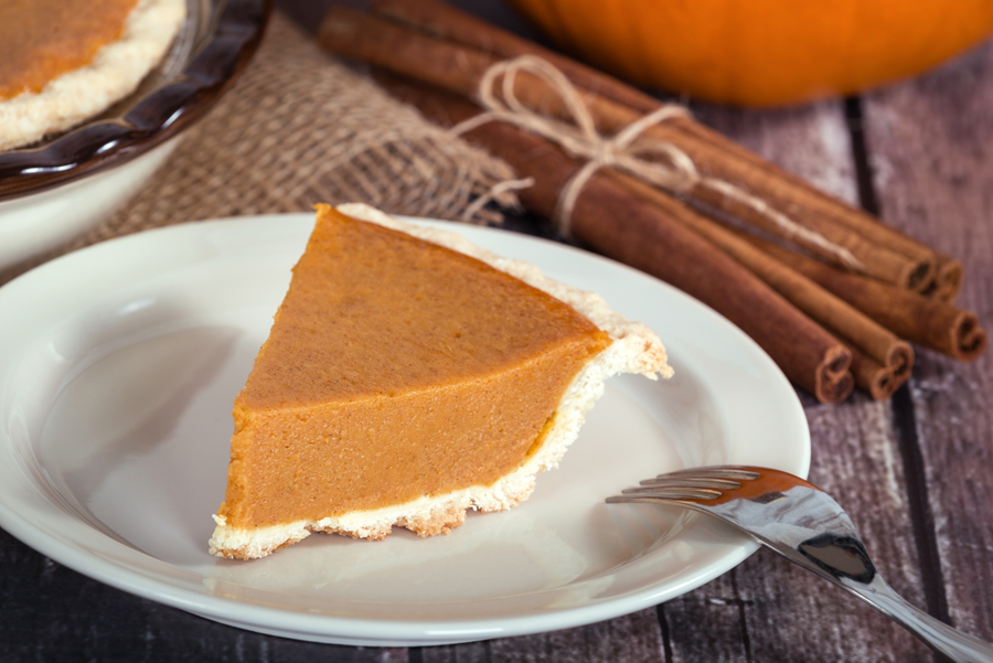 Pumpkin Eggnog Pie