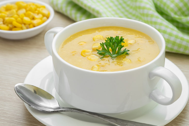 Corn and Green Chili Soup