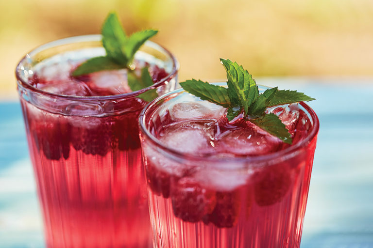 Mom’s Raspberry Spritzer