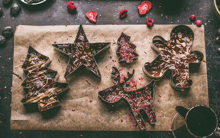 Cookie Cutter Peppermint Fudge