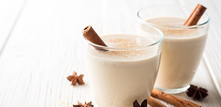 Cinnamon Rum Eggnog