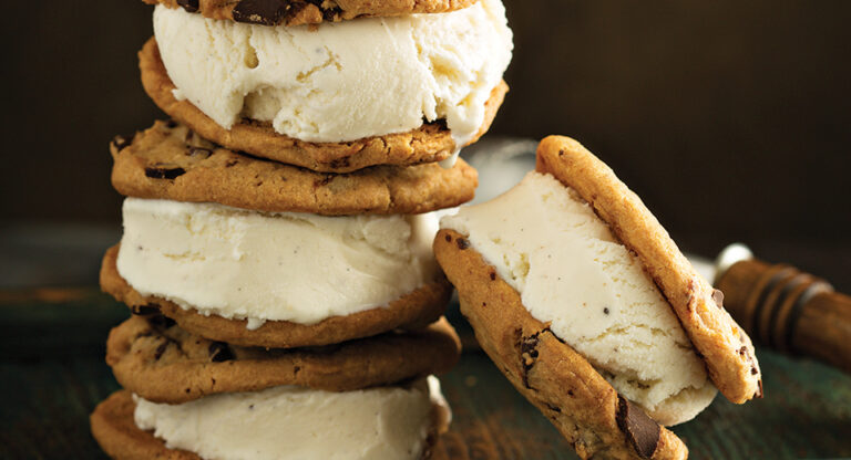Autumn Ice Cream Sandwiches