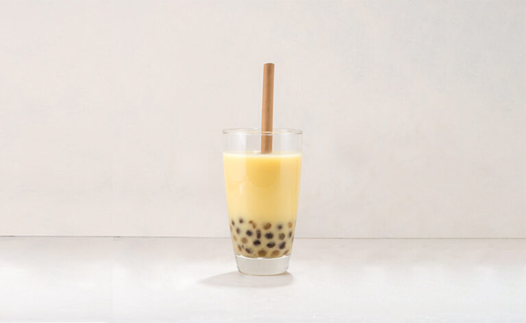 Peach Bubble Tea