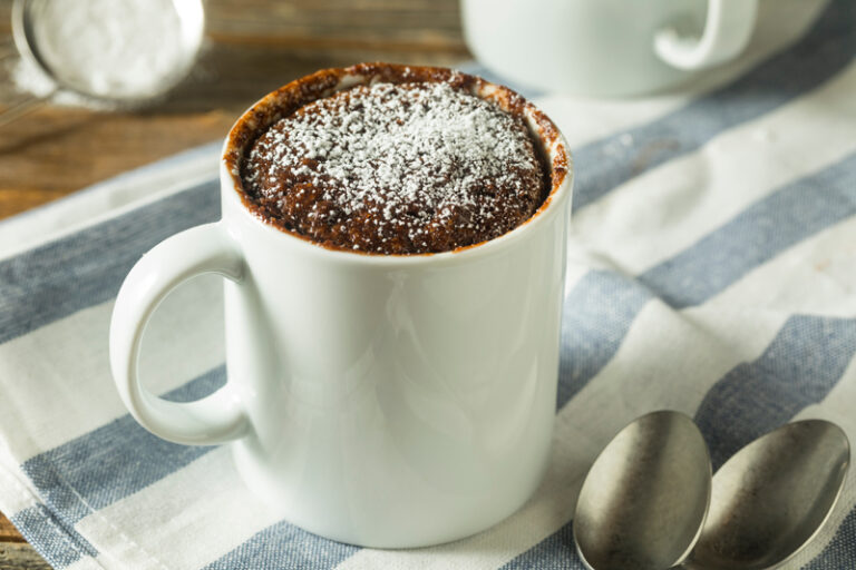 Dark Chocolate Mug Cake