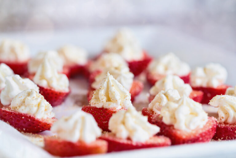 Cheesecake Deviled Strawberries