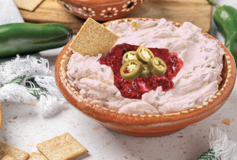 Raspberry Jalapeño Cheese Dip